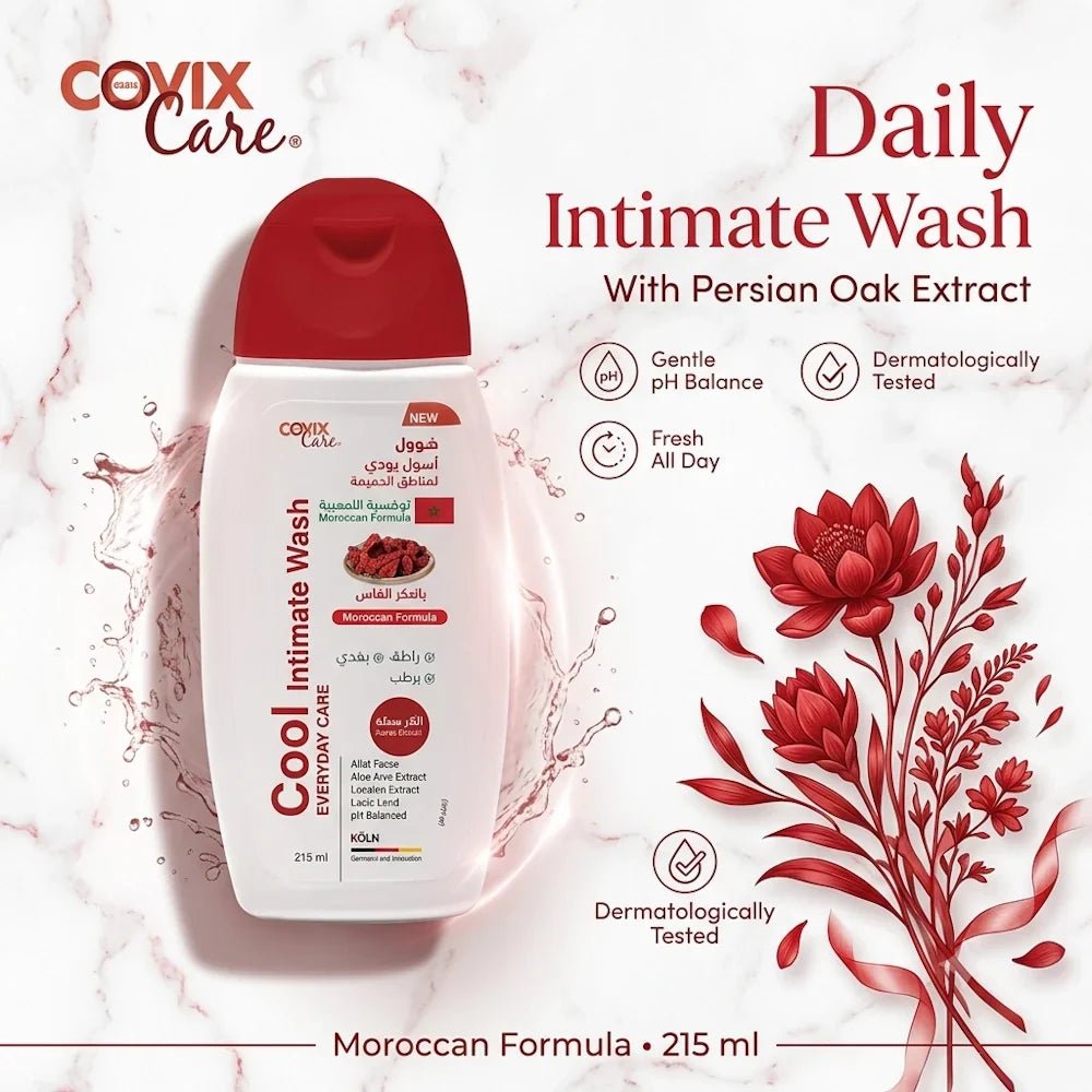Covix Care Cool Intimate Wash Everyday Care Moroccan Formula Aker Fassi - New Center