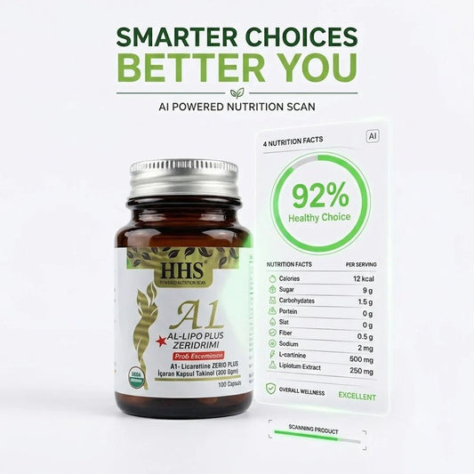 HHS A1 L-Carnitine Lepidium Herbal 30 Capsules for Weight Loss - New Center