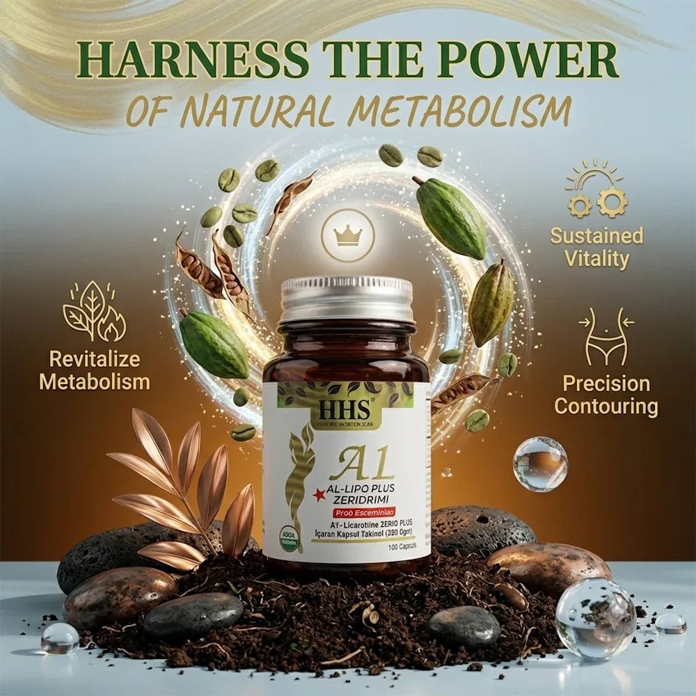 HHS A1 L-Carnitine Lepidium Herbal 30 Capsules for Weight Loss - New Center