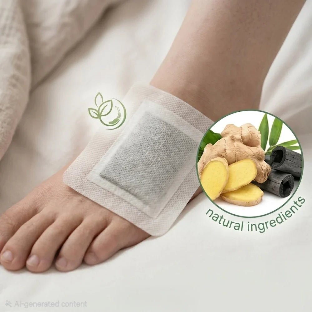Kinoki Cleanse & Energize Foot Patch - 10 Detox Pads - New Center