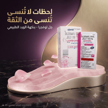 Lovegra Feminine Gel, Rose Flavor, Single Packet - New Center