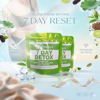 Lslimtea 100% Organic Premium Slimming Tea - 7 Day Detox - New Center
