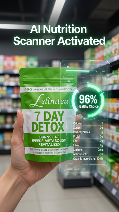 Lslimtea 100% Organic Premium Slimming Tea - 7 Day Detox - New Center