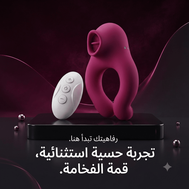 Remote-controlled sucking and vibrating rabbit vibrator - New Center