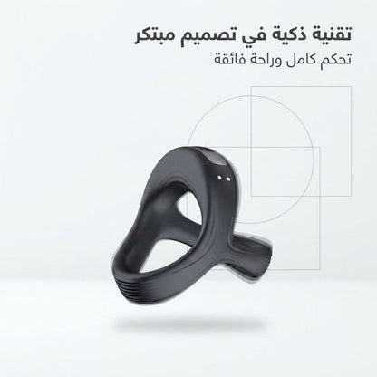 Smart Vibrating Cock Ring Dual Stimulation Ring - New Center